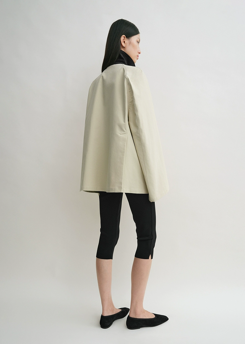 Toteme Summer Country jacket Cotton Beige Color front press-stud and zip pockets corduroy collar 2503023TT
