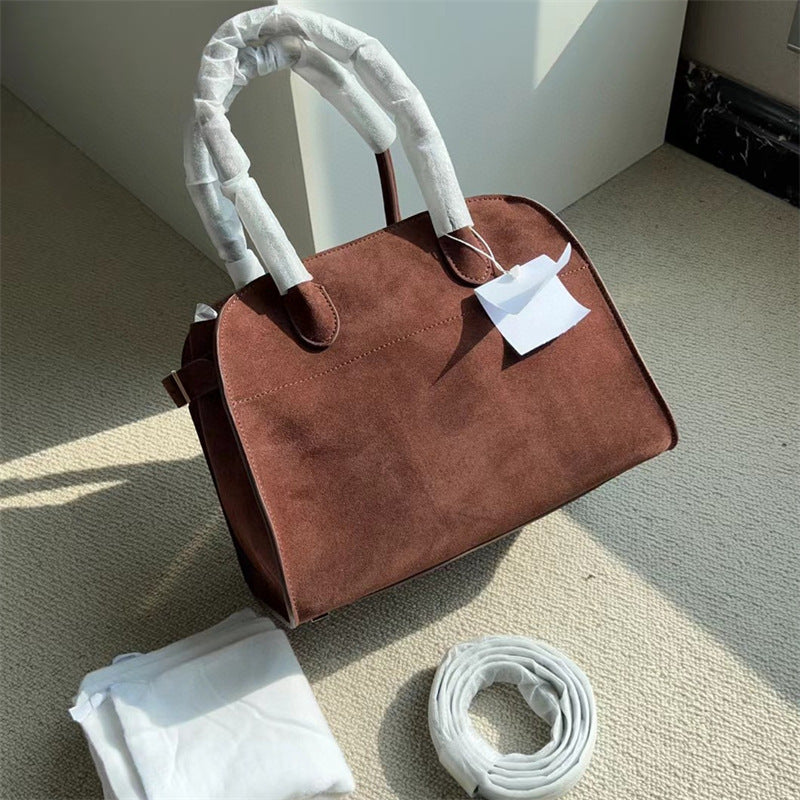 The Row Women Handbags Calfskin Zipper Shell Shape Tote Bag Double Handles Shoulder bags Black Brown Coffee 2501053TR