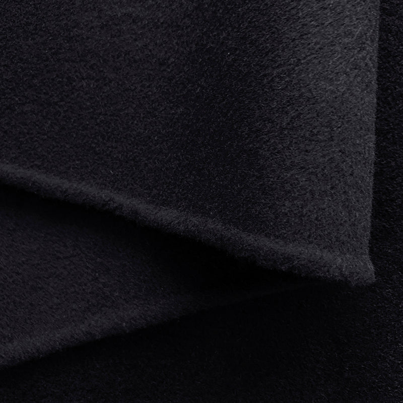 The Row 24 winter woollen coat jacket open black wraps oversize wool no-button 2410052TR
