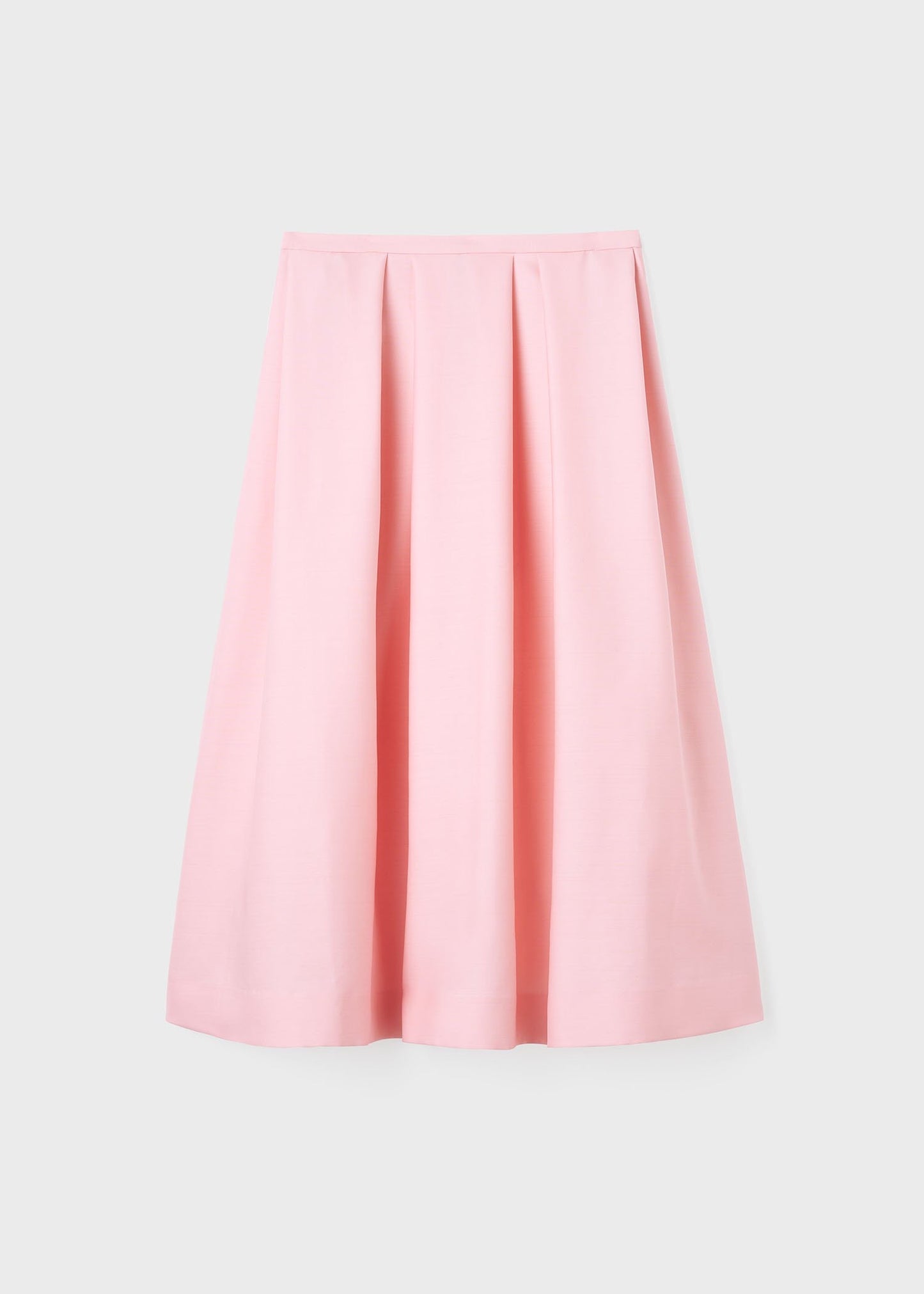 Toteme skirt pink color full skirt ankle length loose design wool blended casual Fall season