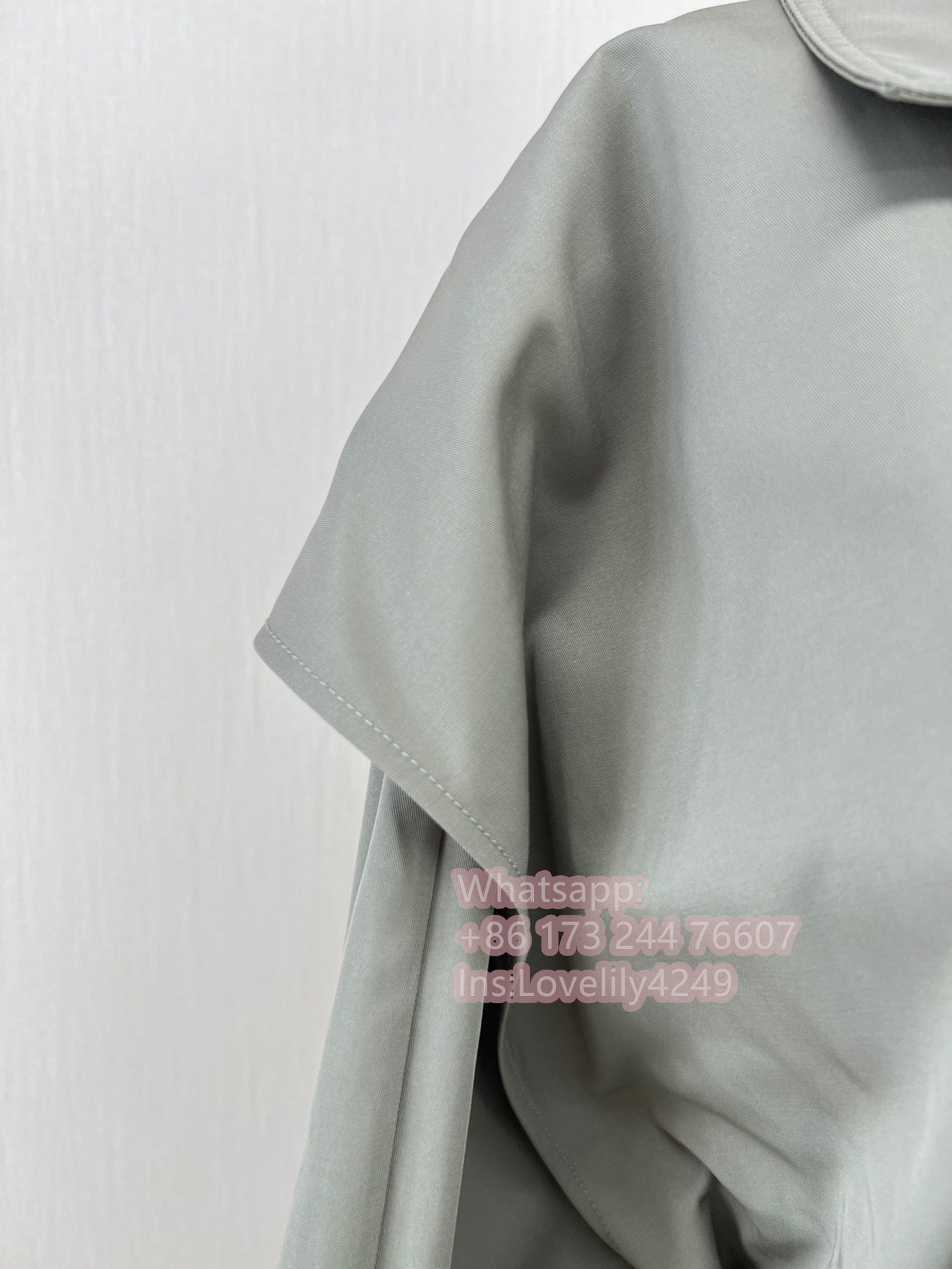 2308030TT Toteme Belted Trench Coat Mint Green Midi Length Oversize Single Button Pocket Long Sleeve