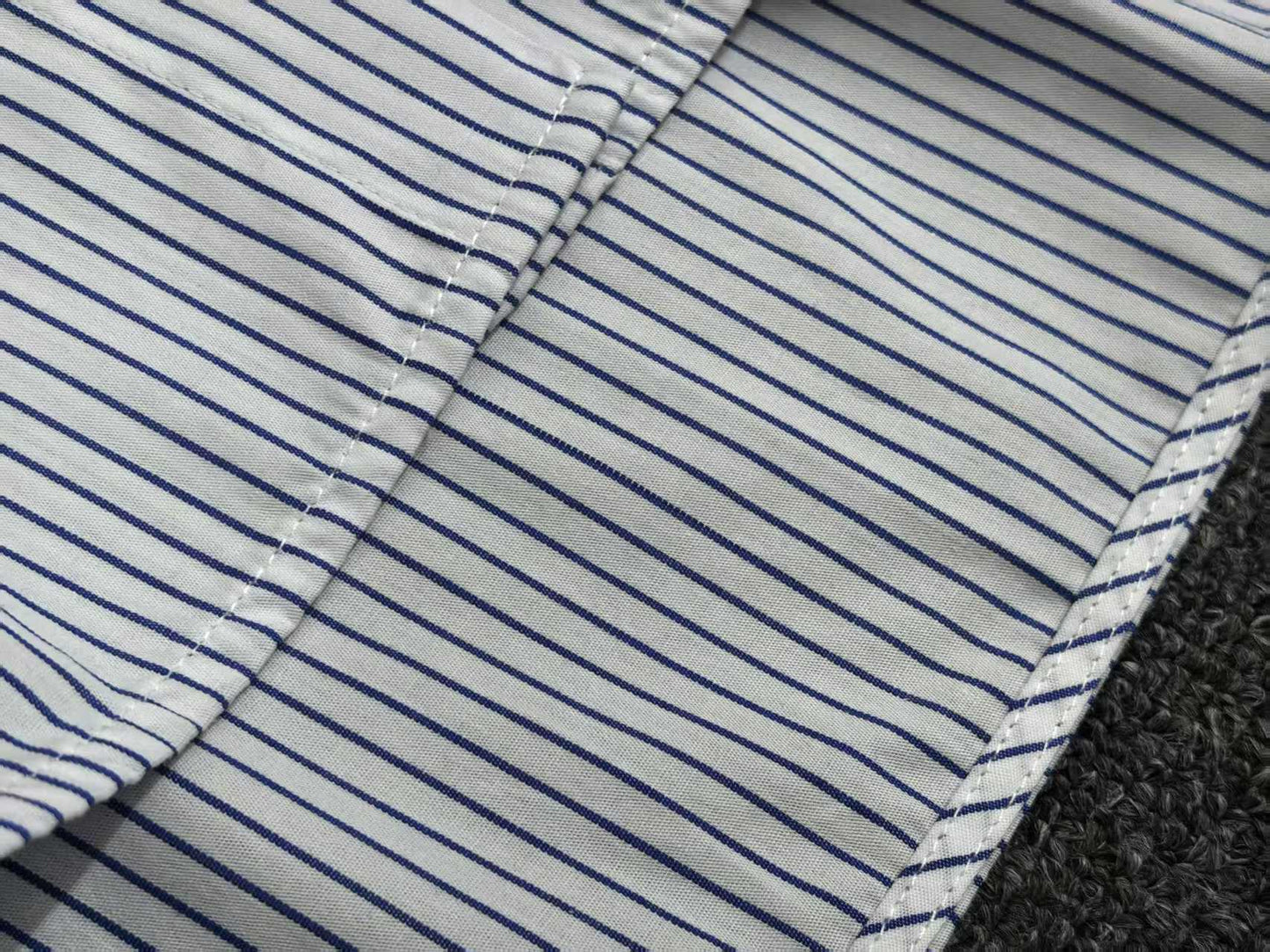 Toteme women blouse shirt 25 spring light blue striped oversize long sleeve front button cotton blended 2503074TT