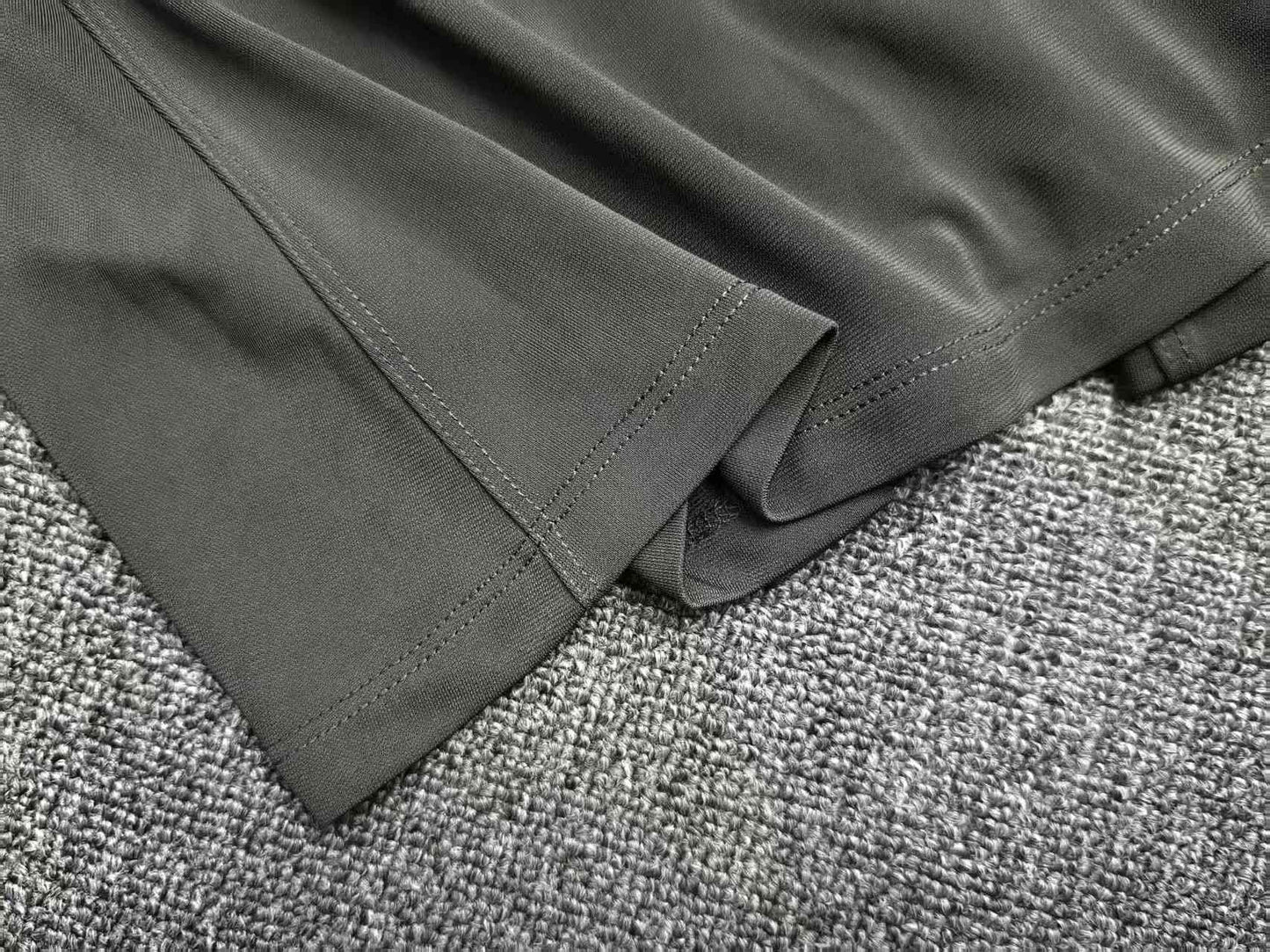 Toteme jersey maxi dress rear hook and zip crew neck short sleeves beige brown black Viscose 2503129TT