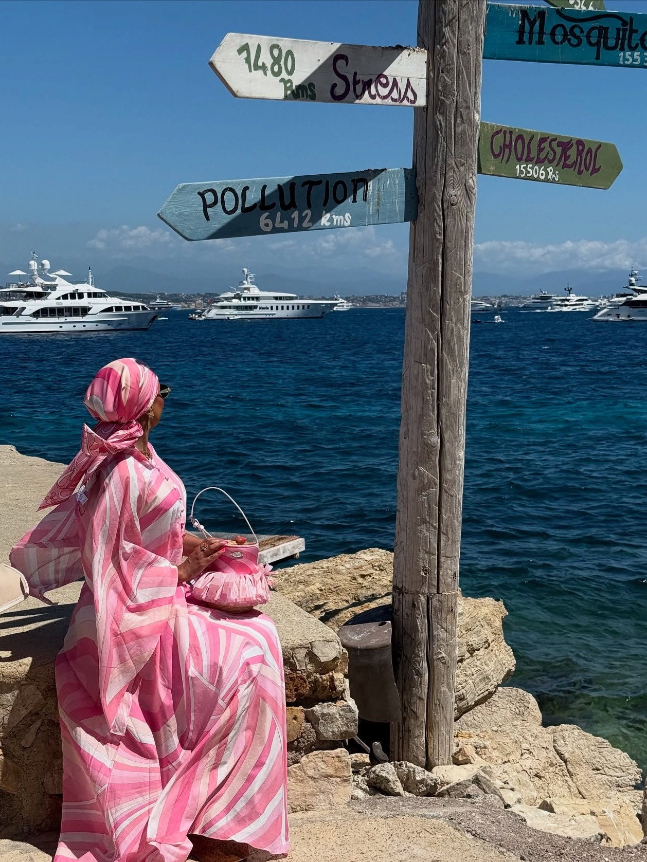 Pucci Pink Swirl Print Flowy Maxi Dress Open Sleeve Button Fasten Cotton 2603003Pucci